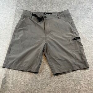 Denali Mens Performance Hiking Shorts Gray Gorpcore Outdoor 32 Stretch Cargo